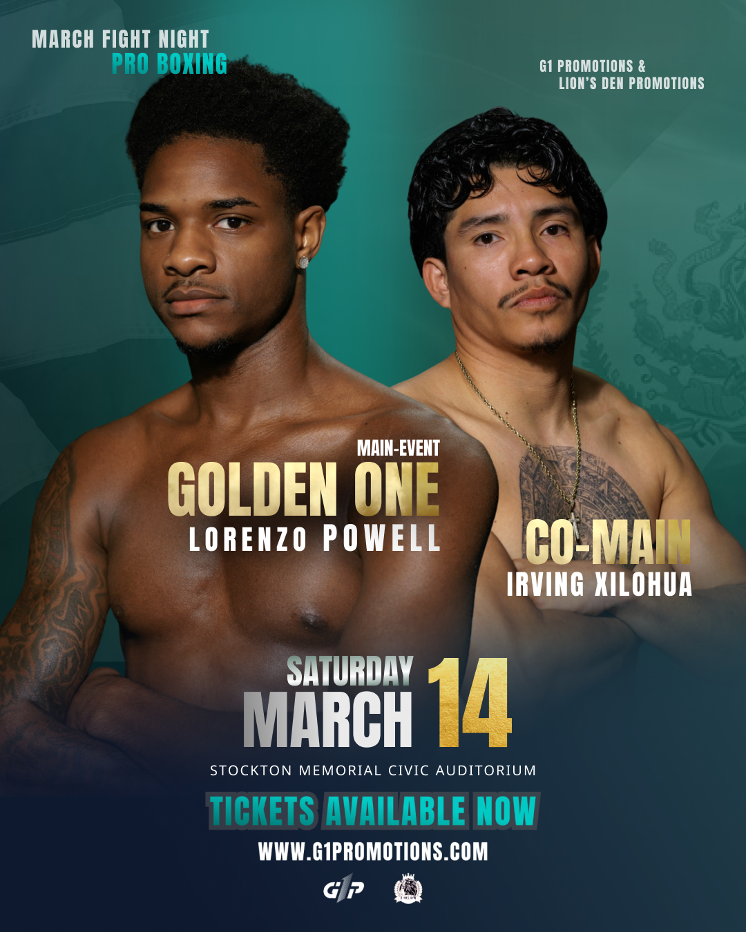 March Fight Night: Pro Boxing Comes to Stockton, March 14