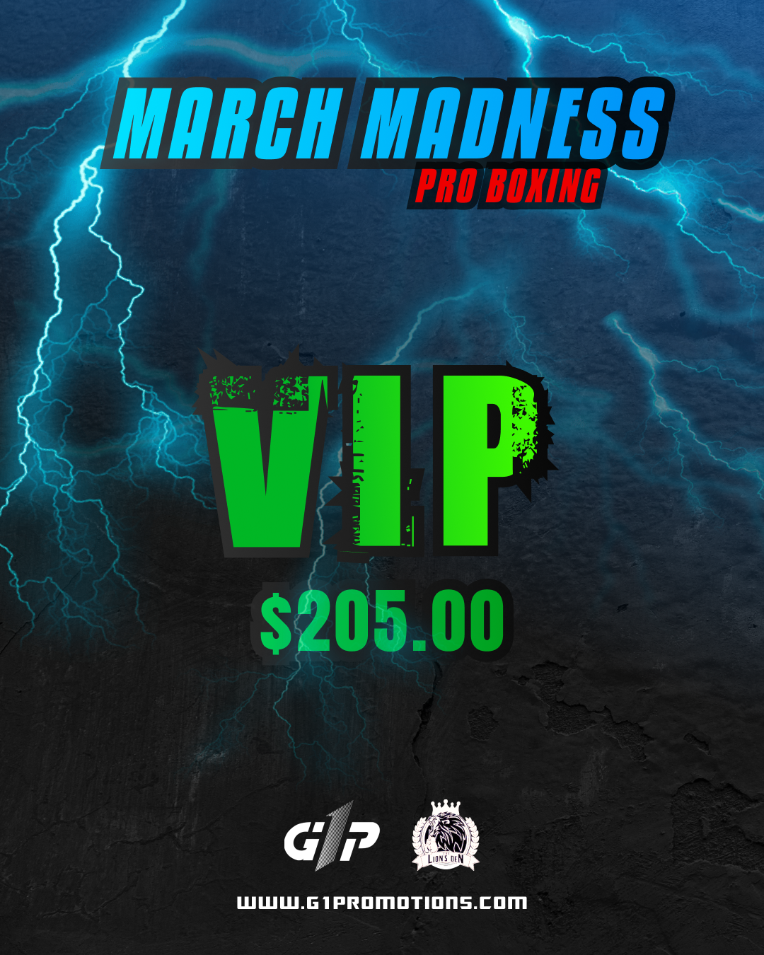 Professional boxing event in Stockton California by G1 Promotions