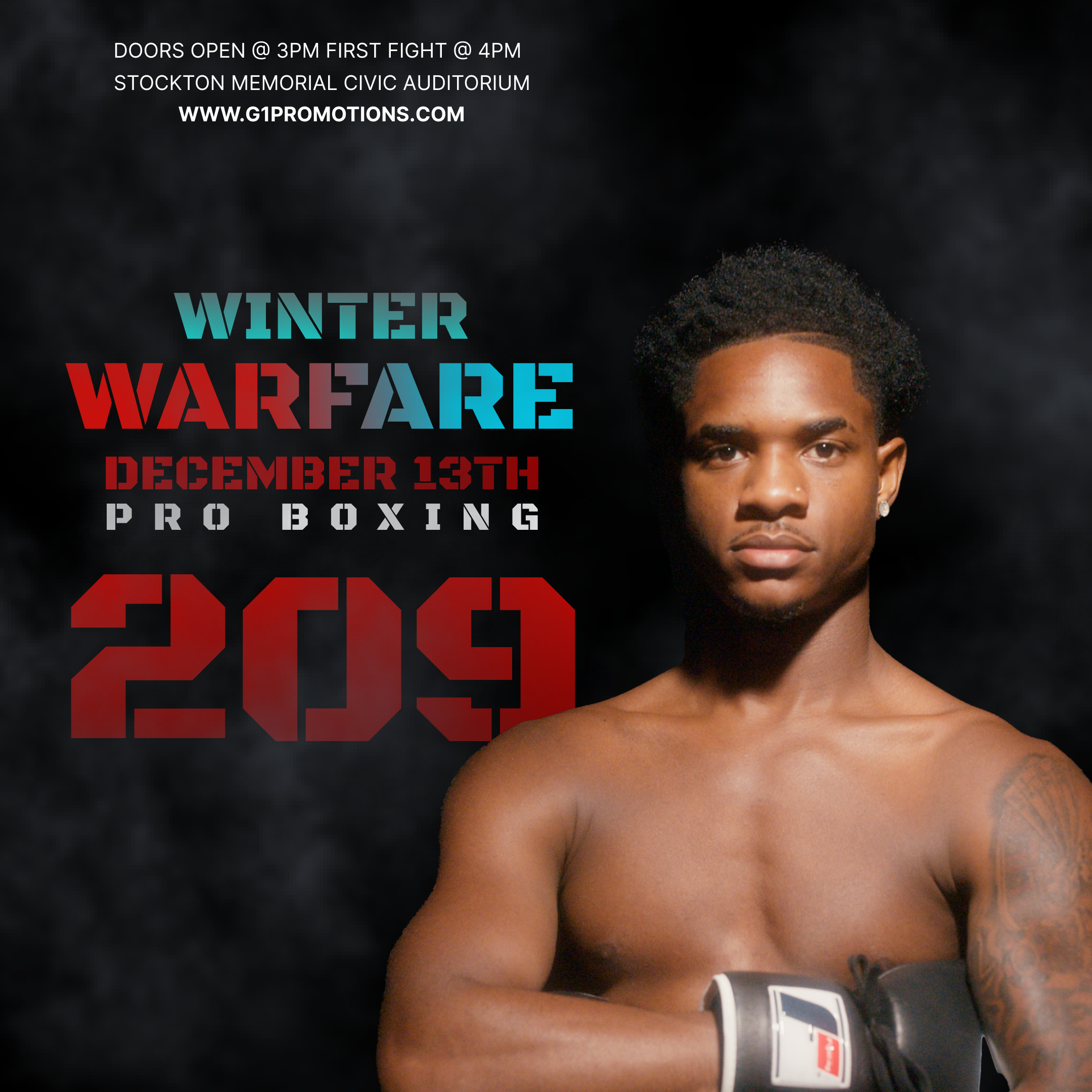 PRO BOXING - WINTER WARFARE - DECEMBER 13TH