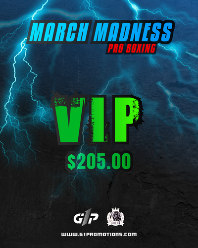 Professional boxing event in Stockton California by G1 Promotions