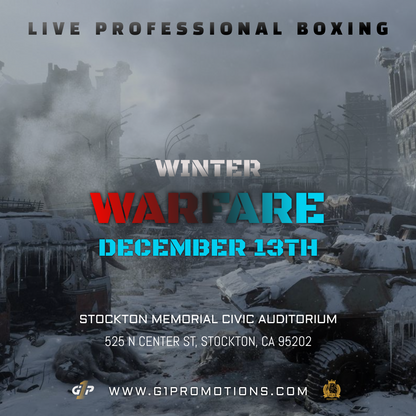PRO BOXING - WINTER WARFARE - December 13TH